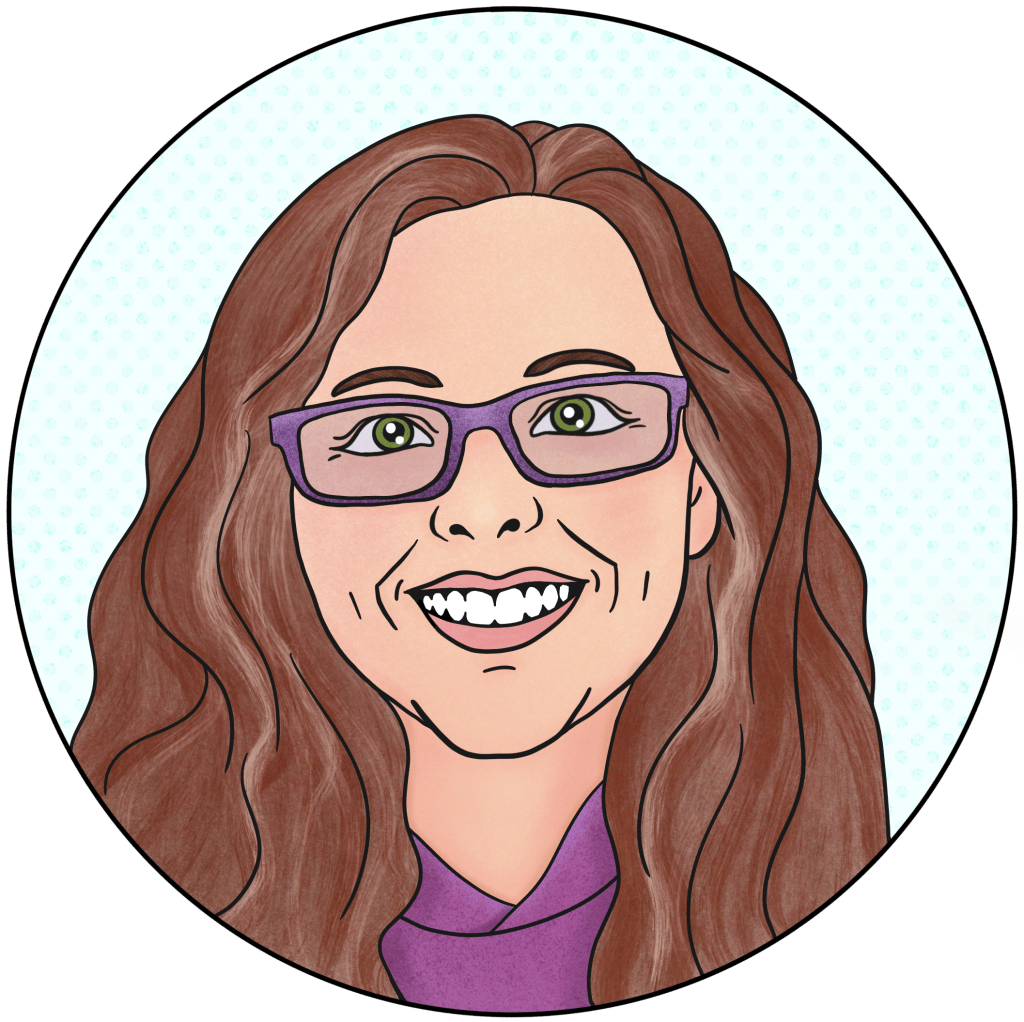 A cartoon drawing I created of myself.